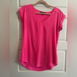 Pink Satin Top from Express